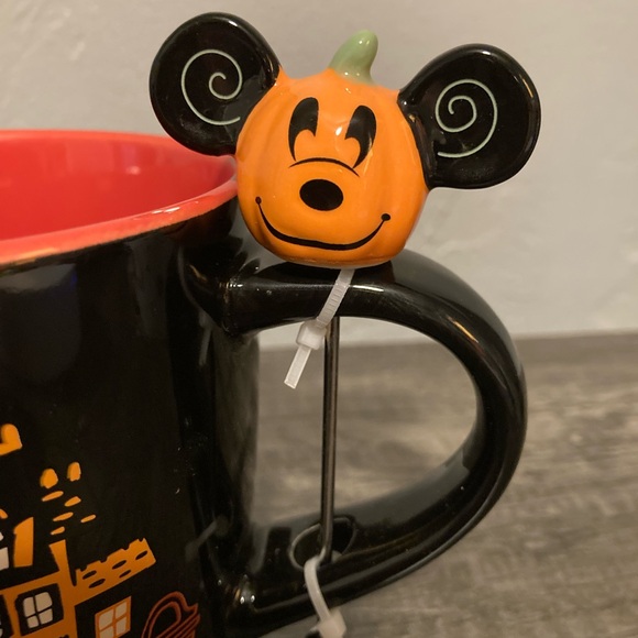 Disney Mickey Mouse Halloween Coffee Mug with Stirrer - Picture 9 of 10